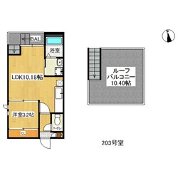 Grandtic Leaf 姪浜の物件間取画像